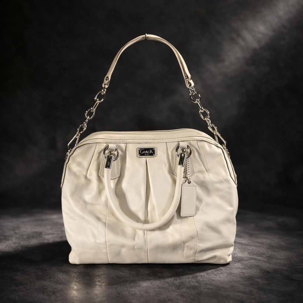 Coach Kristin Cream Shoulder Bag